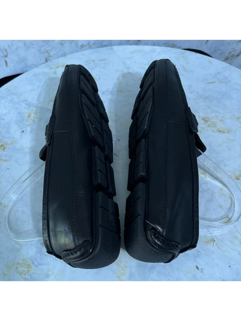 Cole Haan Wyatt Mens Sz 7M Shoes Black Leather Comfort Moccasin Horsebit Loafers